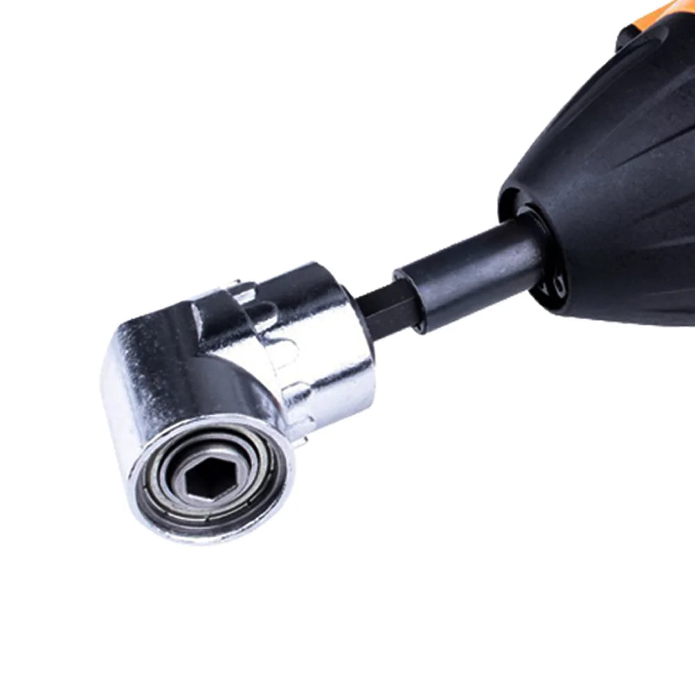 105 Degree Right Angle Drill Attachment - Screwdriver Bit Extension Adapter