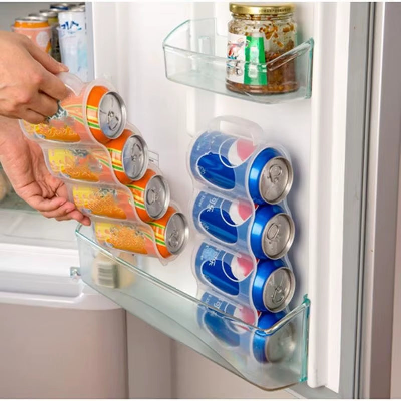 Soda Can Organizer - Fridge Drink Storage Bin