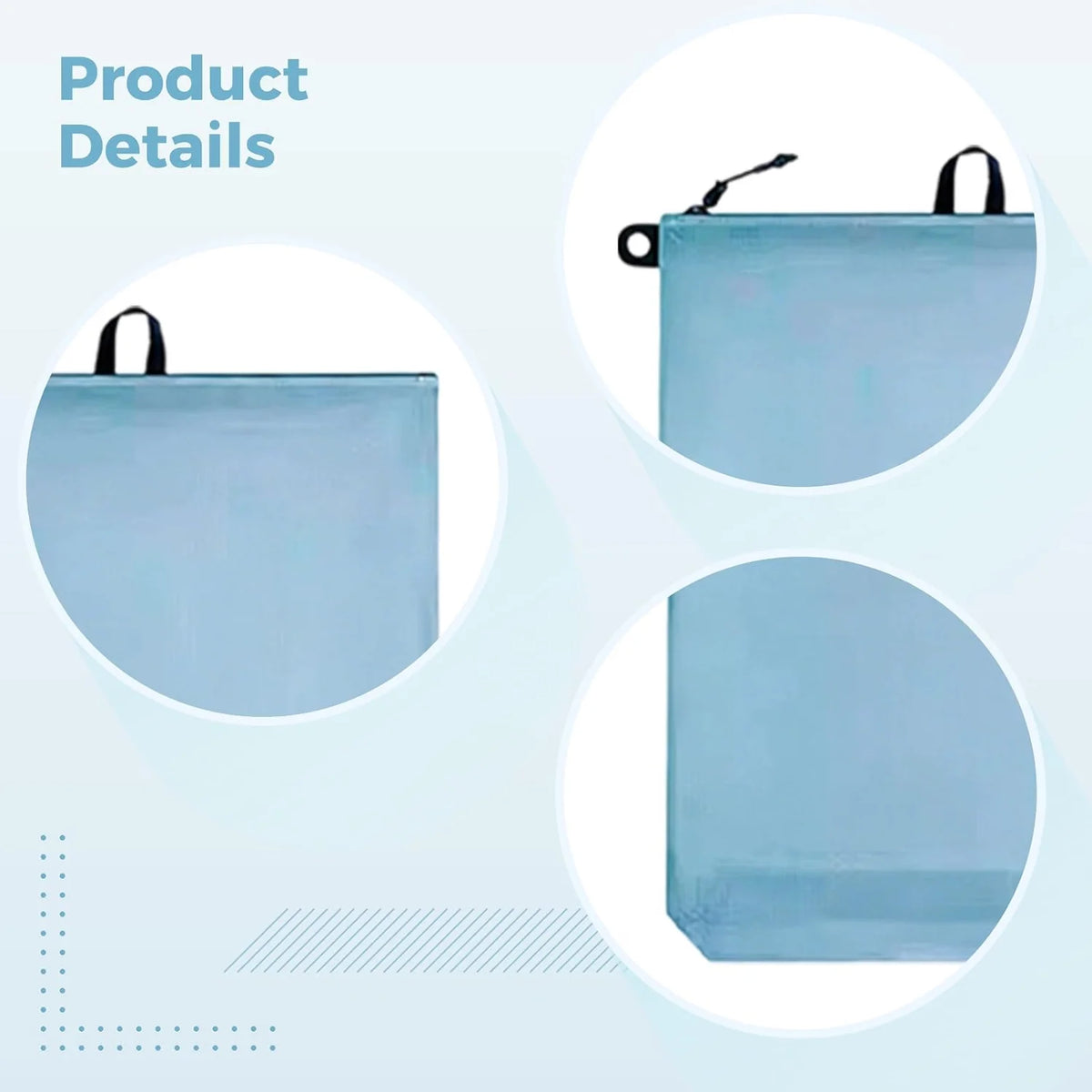 Packing Organizer Set 4-Piece, Waterproof Nylon Travel Pouches – image 4