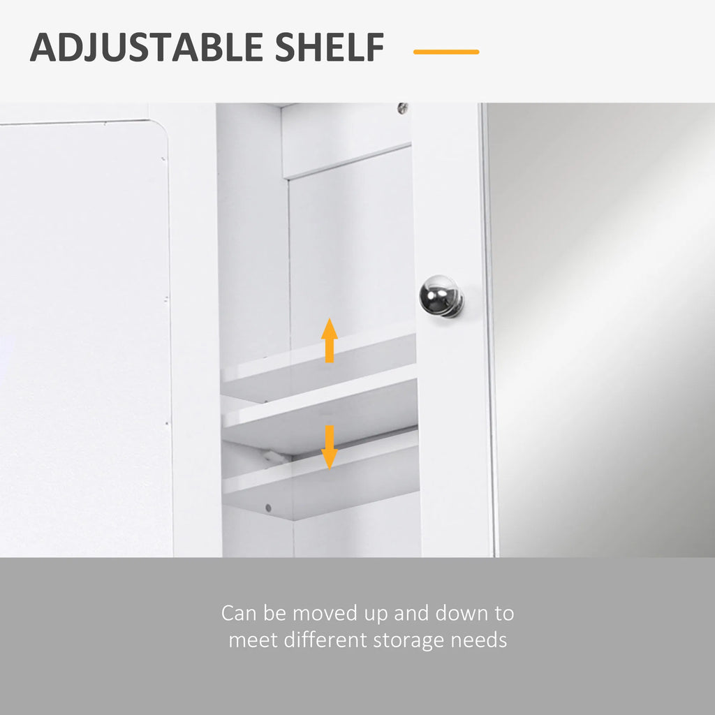 Medicine Cabinet, Wall-Mounted Mirror Cabinet with Double Doors – image 7