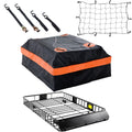 Rooftop Cargo Basket 64 x 39 In With Waterproof Bag, Net and Straps – image 1
