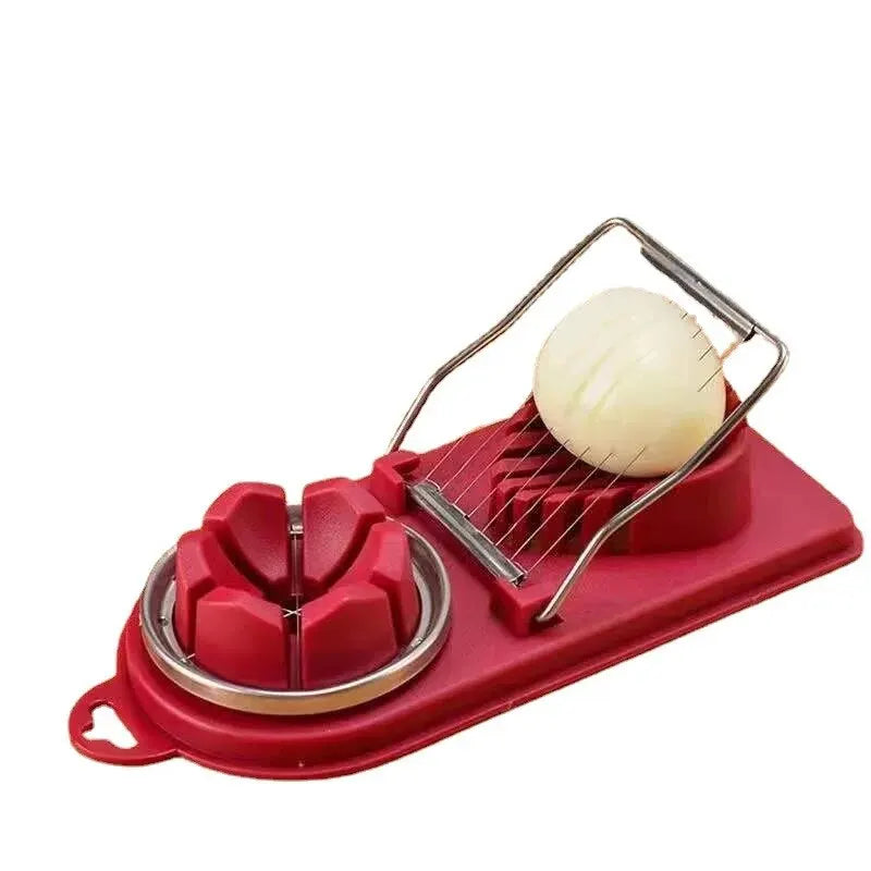 Egg Slicer 2-in-1 Stainless Steel – image 9