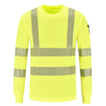 Workwear Hi-Vis Long Sleeve Safety Shirt with Reflective Tape