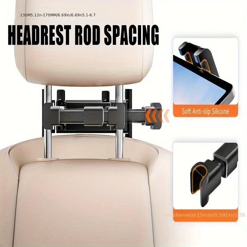 Car Headrest Tablet Mount, 360 Rotating Holder up to 13 in – image 5