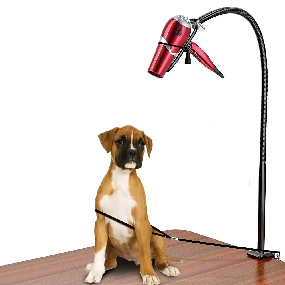 Pet Hair Dryer Holder Stand, Adjustable Hands-Free Grooming Arm – image 2