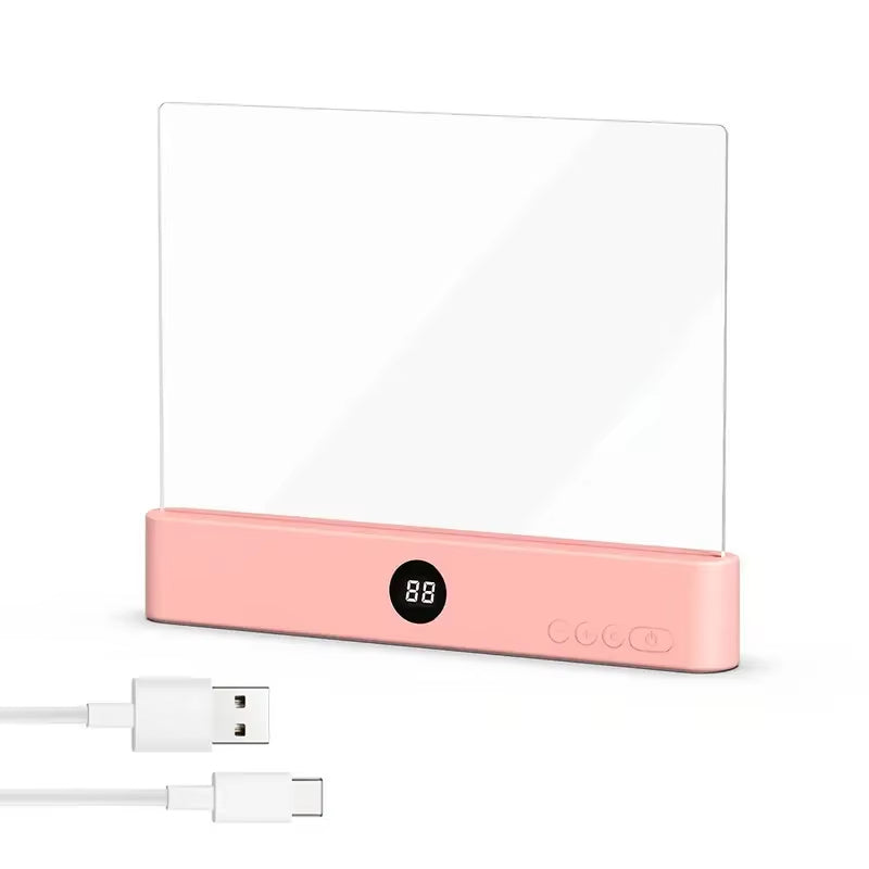 LED Book Reading Light - Clip-Free Flat Panel Eye-Care Night Reading Lamp