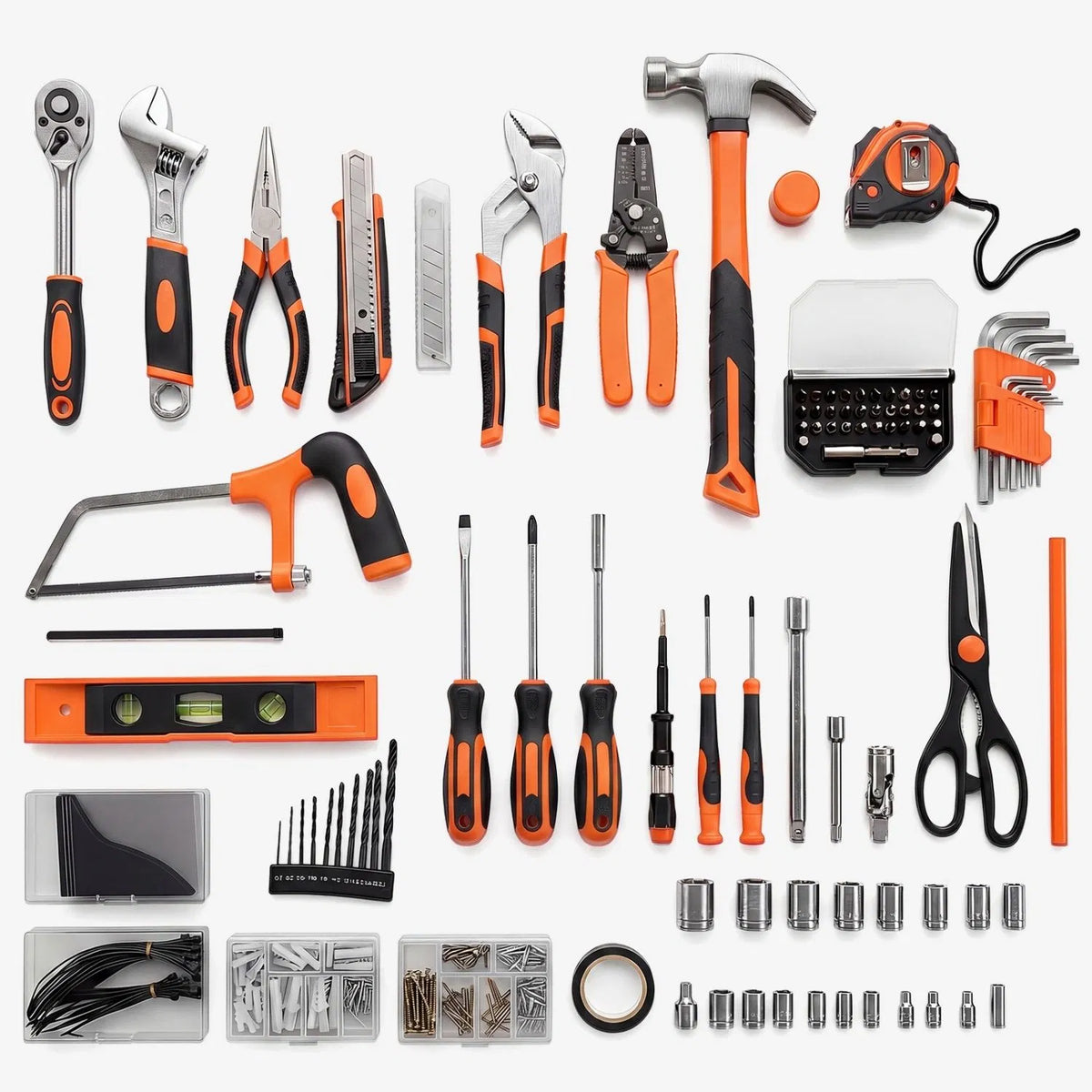 330 Piece Home Hand Tool Set with Drawer Storage Case – image 8