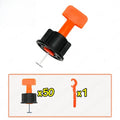Tile Leveling System Kit 51 Pcs - Clips & Spacers for Porcelain and Ceramic Tile Install
