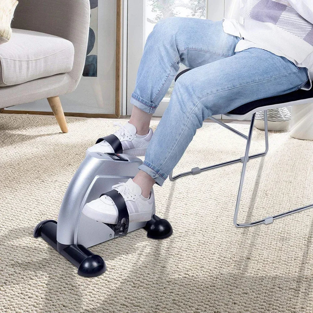 Under Desk Bike Pedal Exerciser - Mini Exercise Bike with LCD Display – image 2