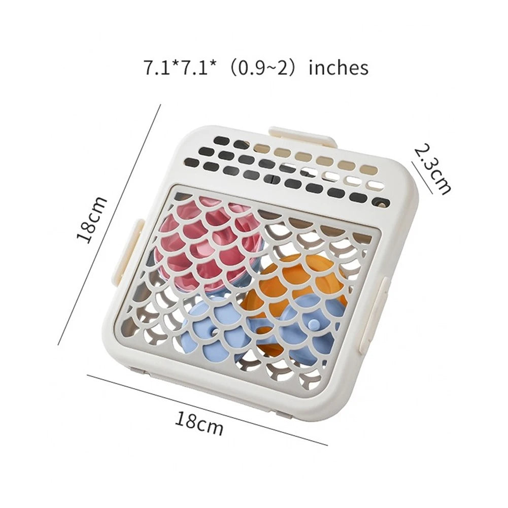 Dishwasher Basket for Small Items, Silicone, 18 x 18 x 2.3 cm – image 6