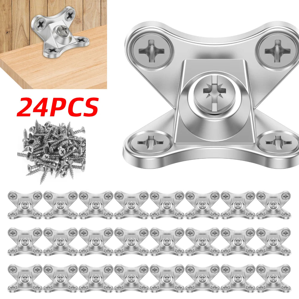 Butterfly Corner Brackets 24 Pcs – Detachable L-Brace Set – image 2