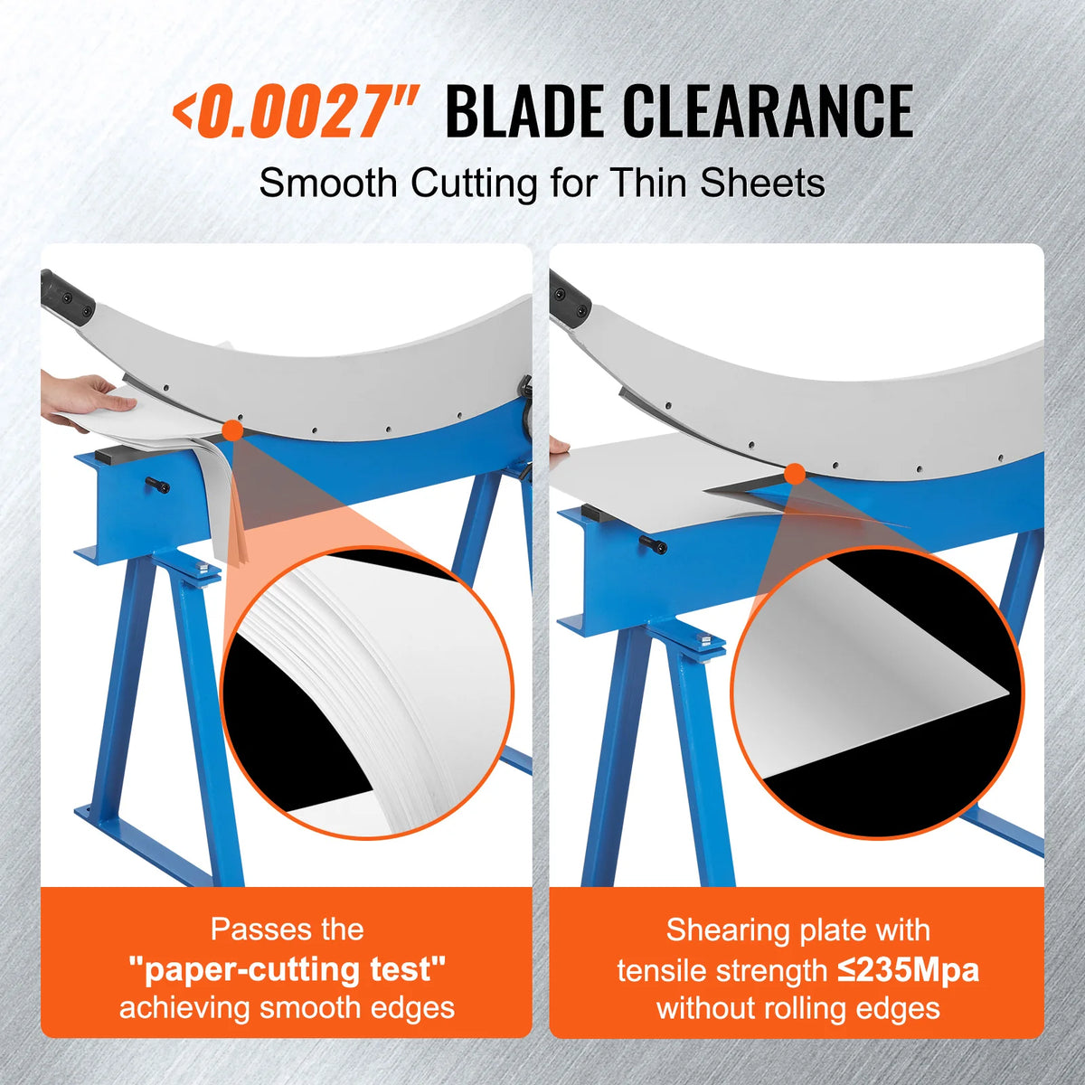 Hand Plate Shear 32 in – Manual Benchtop Sheet Metal Cutter – image 4