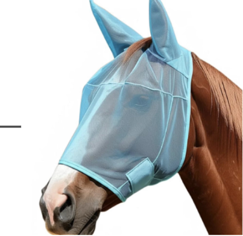 Breathable Horse Fly Mask with Eye & Ear Cover