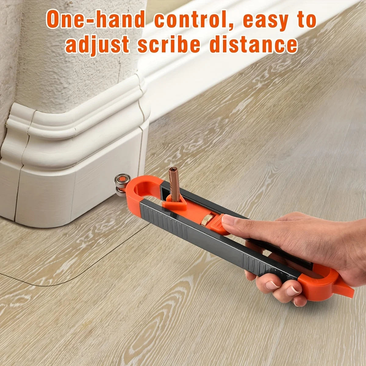 Contour Gauge Profile Tool - Precise Shape Duplicator for Woodworking & Flooring