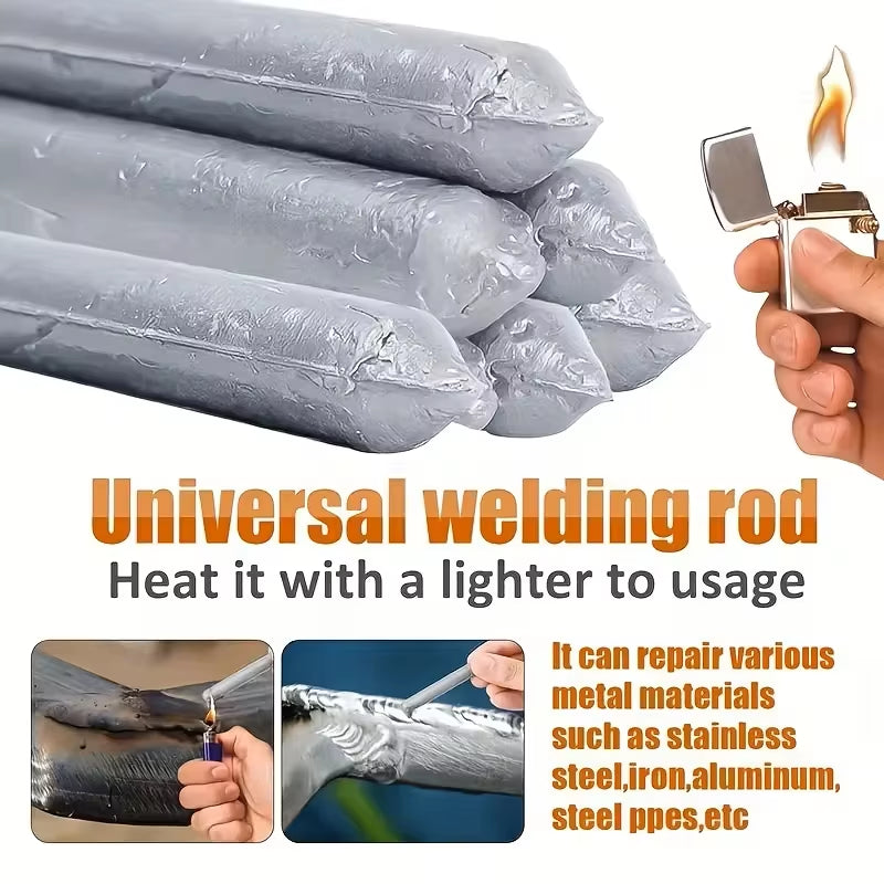 Low Temperature Aluminum Welding Rods 3 Pack - Easy Repair Brazing Rods
