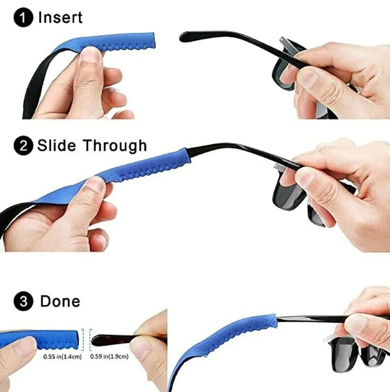 Sunglasses Strap – 4-Pack Elastic Eyewear Retainer Cords – image 2