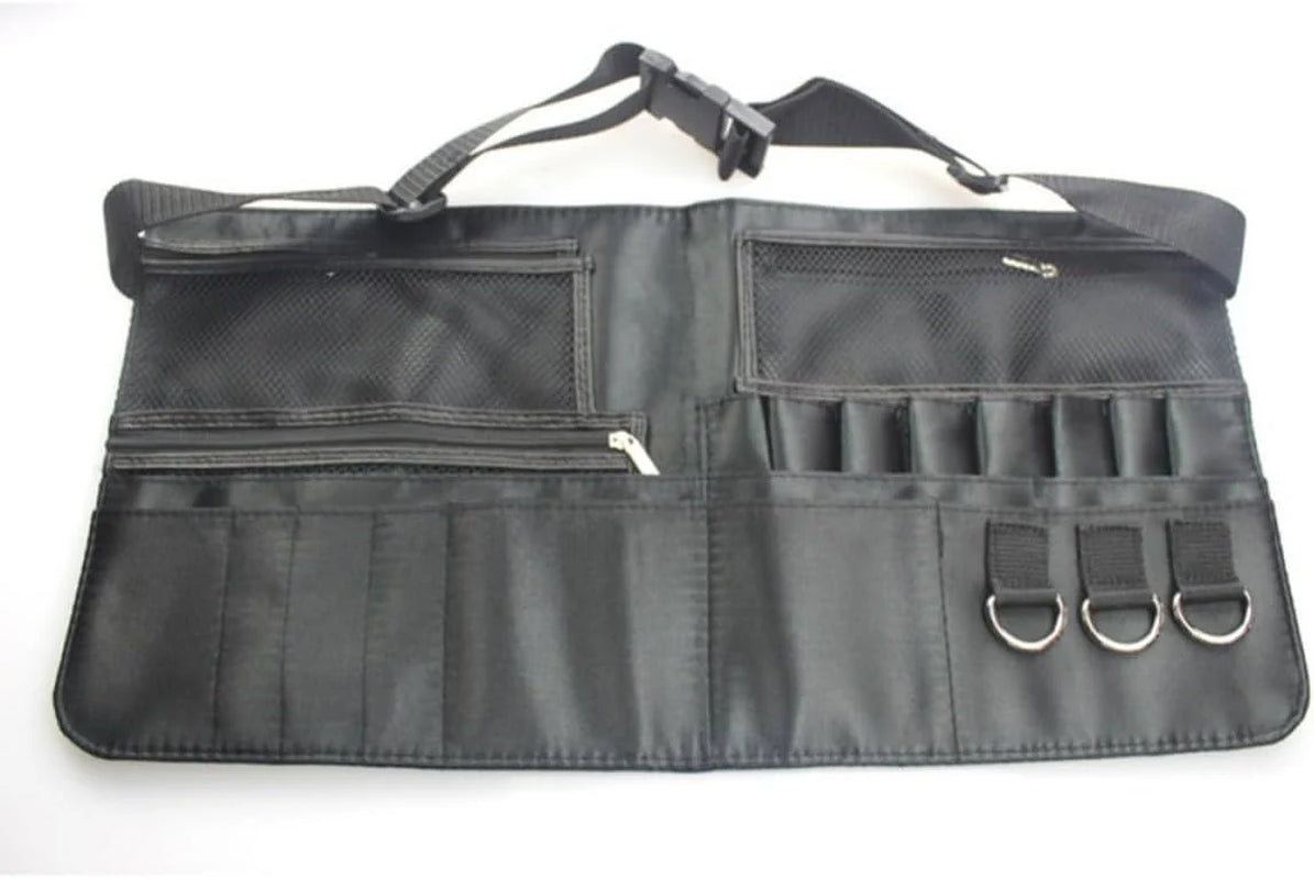 Makeup Brush Belt Bag – 12-Slot Artist Waist Organizer