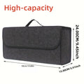 Soft Felt Car Trunk Storage Box with Dividers – image 6