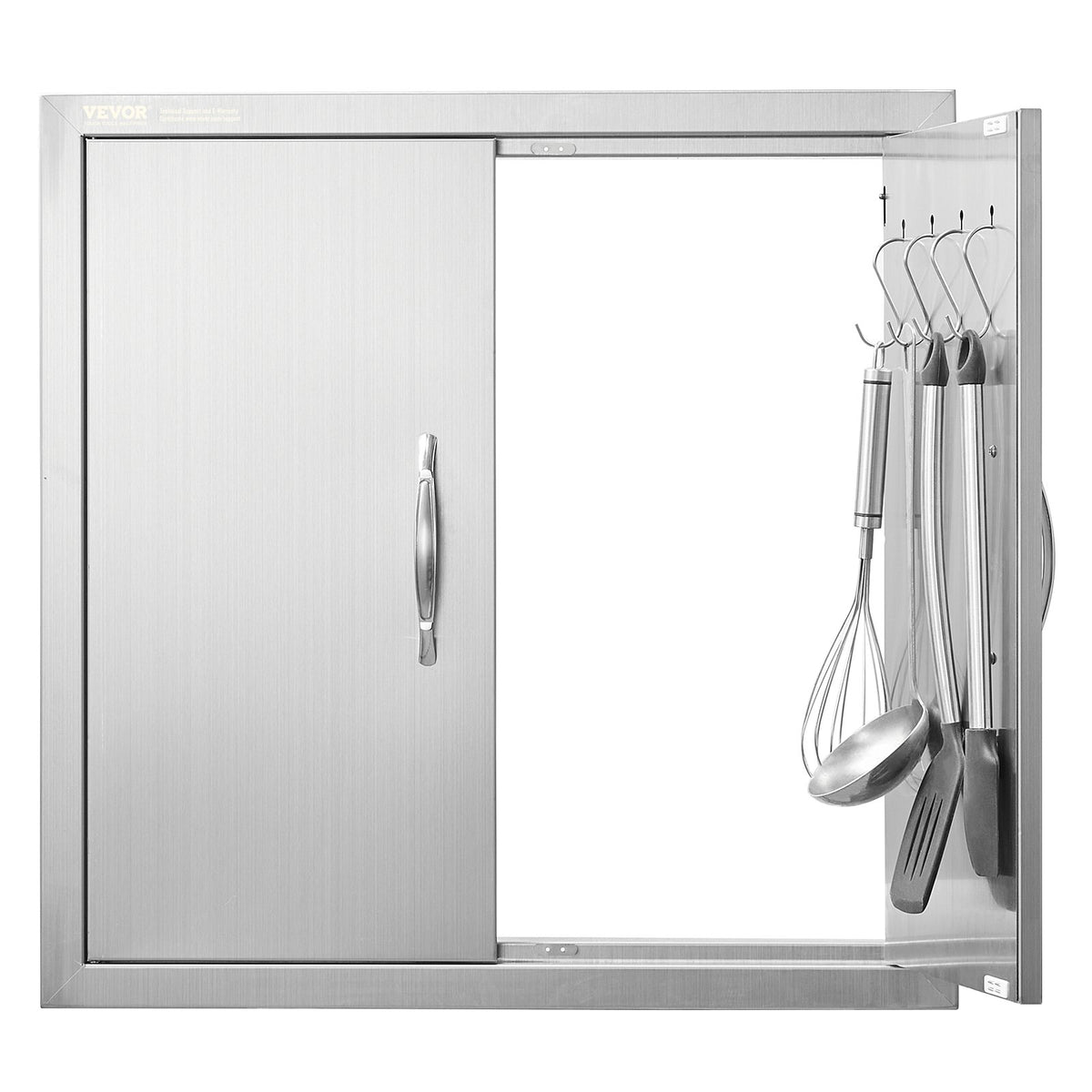Stainless Steel BBQ Island Access Door 24 x 24 In Double Door – image 2