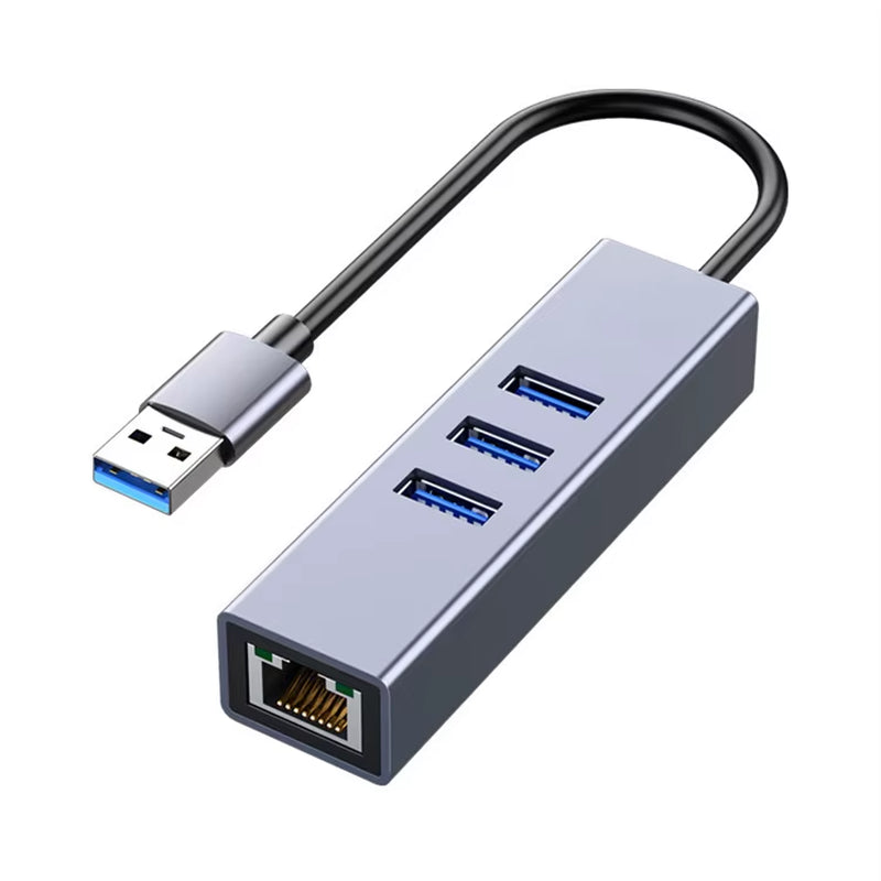 USB Ethernet Adapter Hub - Gigabit RJ45 with 3 USB 3.0 Ports – image 8