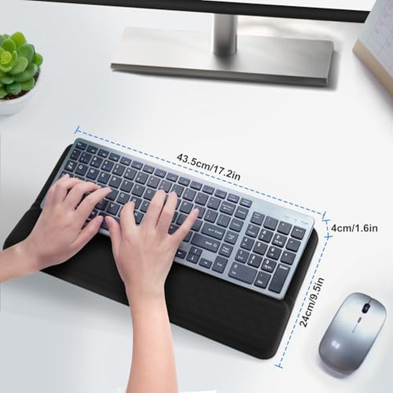 Keyboard Wrist Rest with Tilted Stand, Memory Foam – image 2