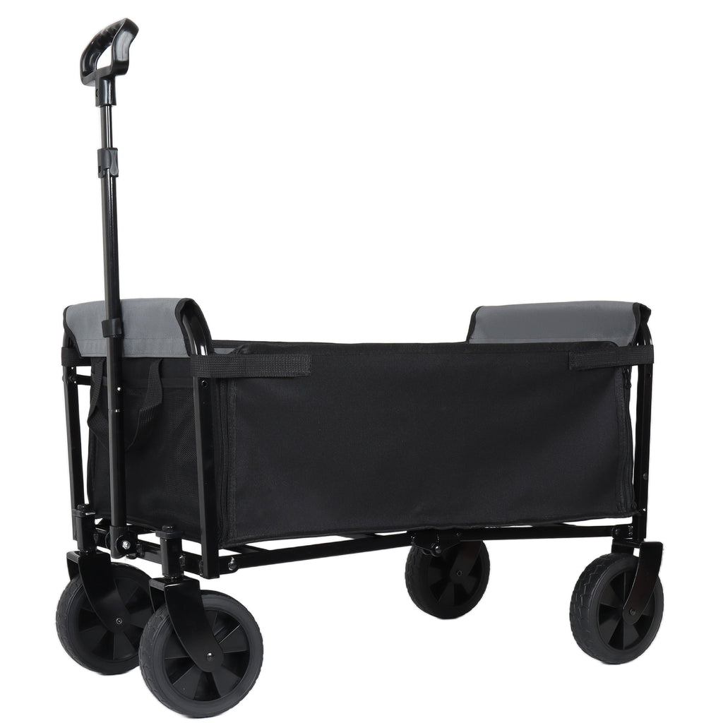 Collapsible Wagon with Wheels, 3-in-1 Folding Utility Cart, 220 lb – image 7