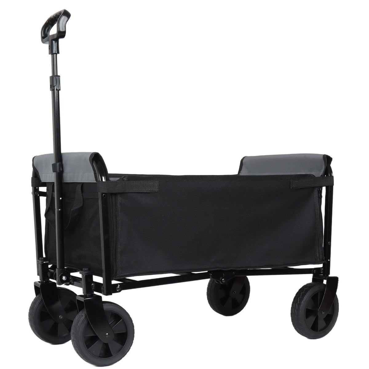 Collapsible Wagon with Wheels, 3-in-1 Folding Utility Cart, 220 lb – image 7