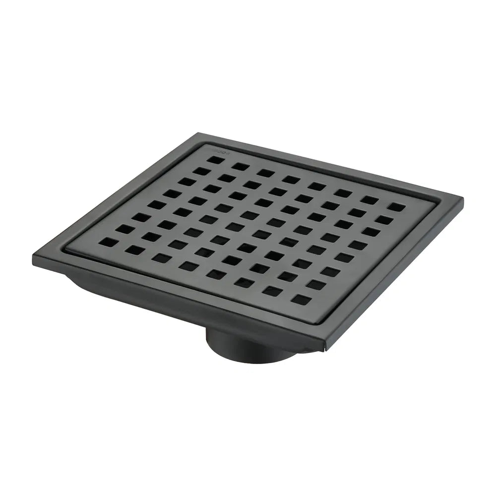6 in Square Floor Drain with Removable Grid Grate – image 1