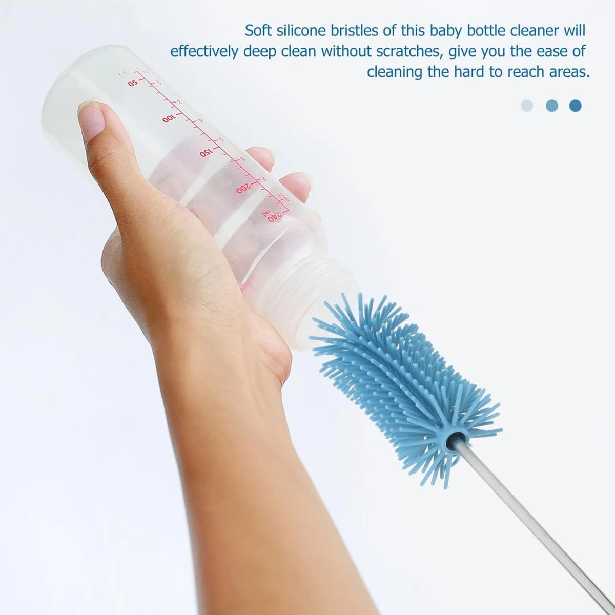 Bottle Cleaning Brush – Long Handle Water Bottle and Cup Brush – image 8