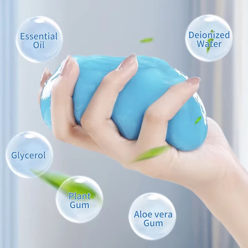 Car Cleaning Gel - Dust Remover Putty for Air Vents, Dashboard & Keyboard