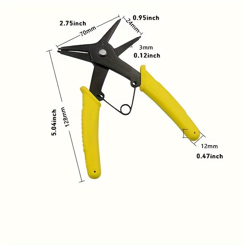 2-in-1 Snap Ring Pliers - Internal & External Circlip Tool – image 6
