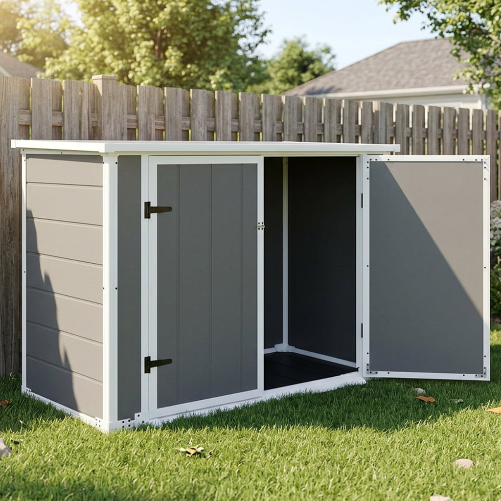 Outdoor Storage Shed Horizontal with Ramp and Lockable Lid, 33 cu ft – image 17