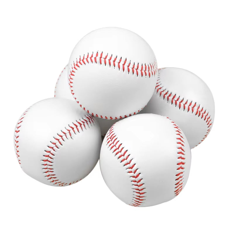 9 Inch Practice Baseballs 12 Pack, Hard or Soft Training Balls – image 2