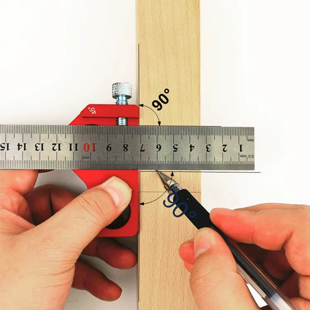 Ruler Positioning Block – 45/60/90 Degree Line Scribe – image 6