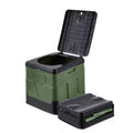 Portable Folding Camping Toilet with 20 L Tank, 330 lb Capacity – image 1