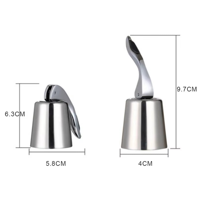 Wine Bottle Stopper, Leakproof Lever-Lock Seal – image 3
