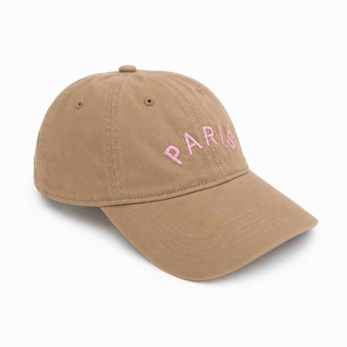 Embroidered City Ball Cap – Paris or London Cotton Hat – image 2