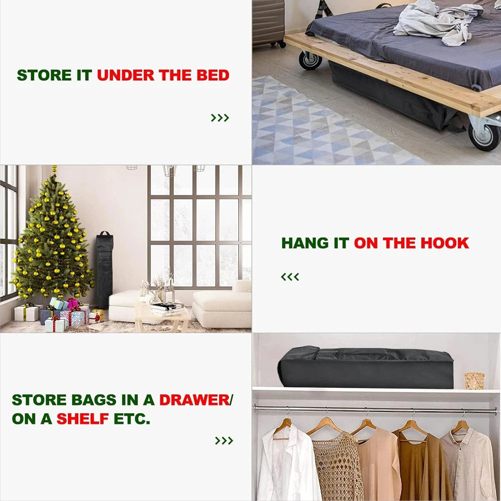 Gift Wrap Storage Bag - Under-Bed Organizer with Handles – image 4