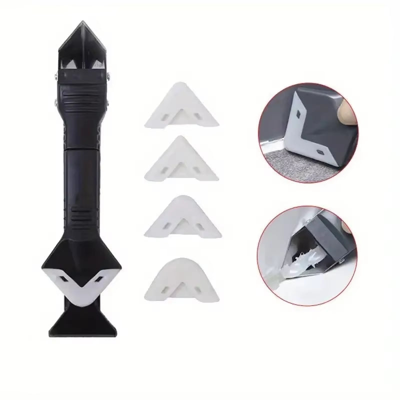 Caulking Tool Kit 5-in-1 Silicone Sealant Finisher & Remover