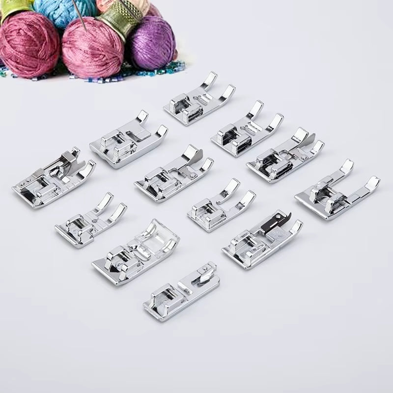 32-Piece Sewing Machine Presser Foot Set for Quilting and Hemming – image 6