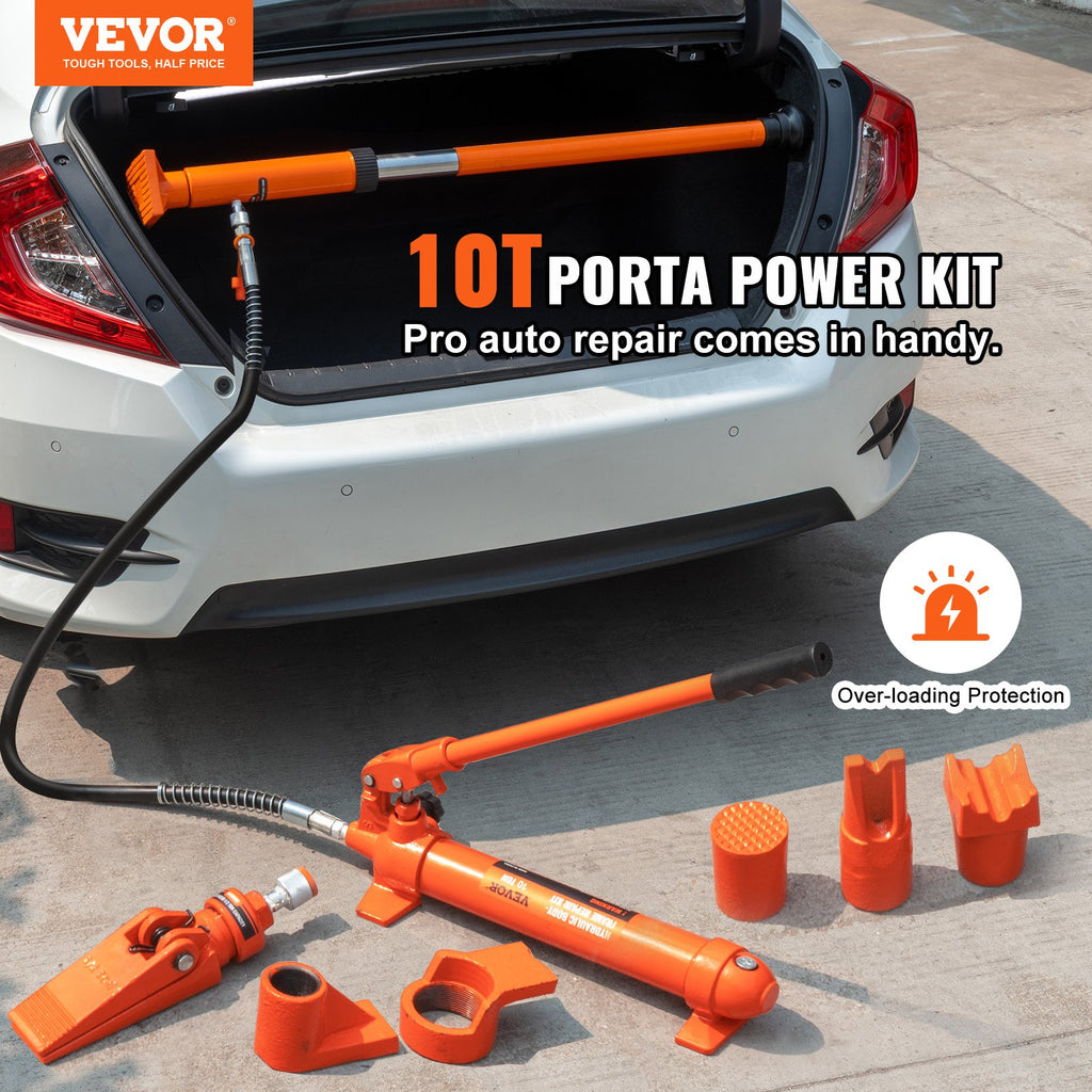 Porta Power Kit 10 Ton Hydraulic Ram, Frame Repair Set with Case – image 2