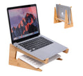 Bamboo Laptop Stand, Vertical and Riser 2-in-1