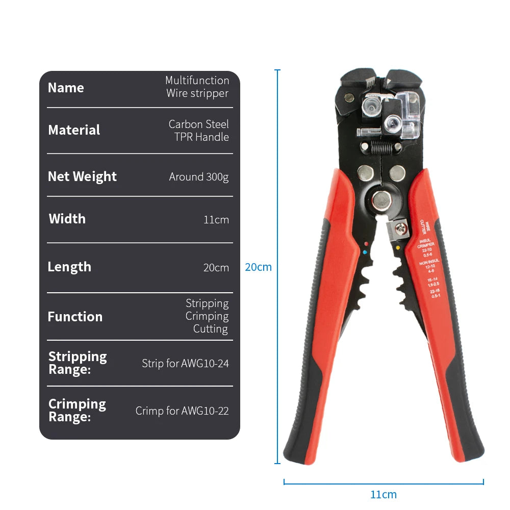 Automatic Wire Stripper with Cutter and Crimper – image 5