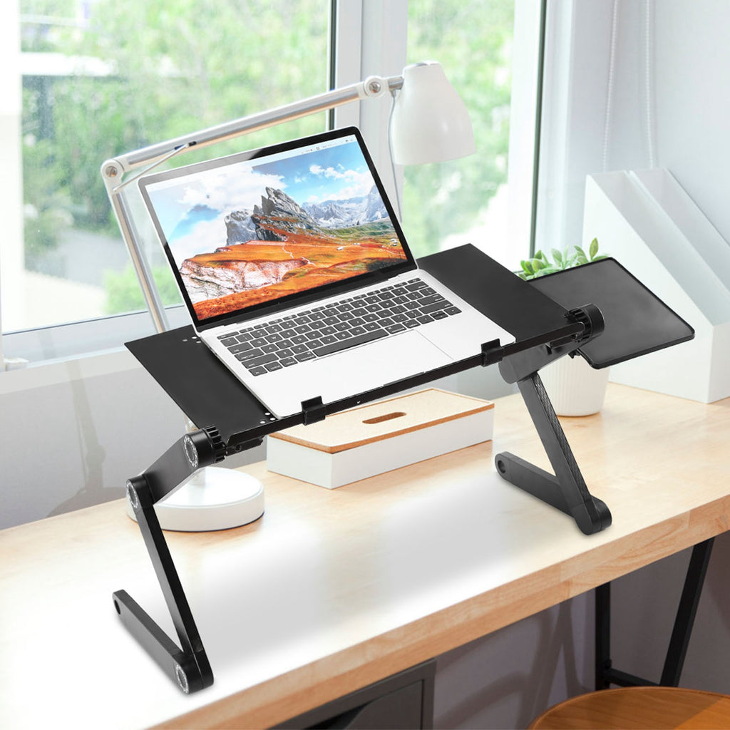 Foldable Laptop Table with Mouse Board, Aluminum – image 12