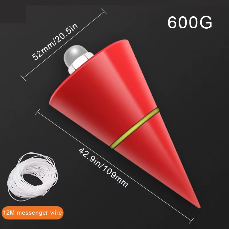 Construction Plumb Bob with Retractable Line Reel – image 8