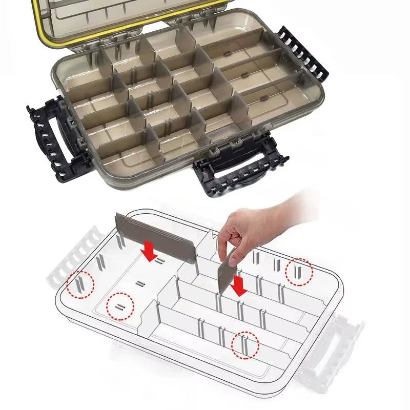 Large Waterproof Fishing Tackle Storage Box – image 4