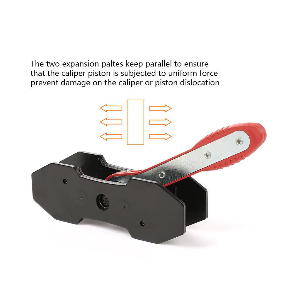 Ratcheting Brake Caliper Piston Spreader Tool with Expansion Plates – image 5