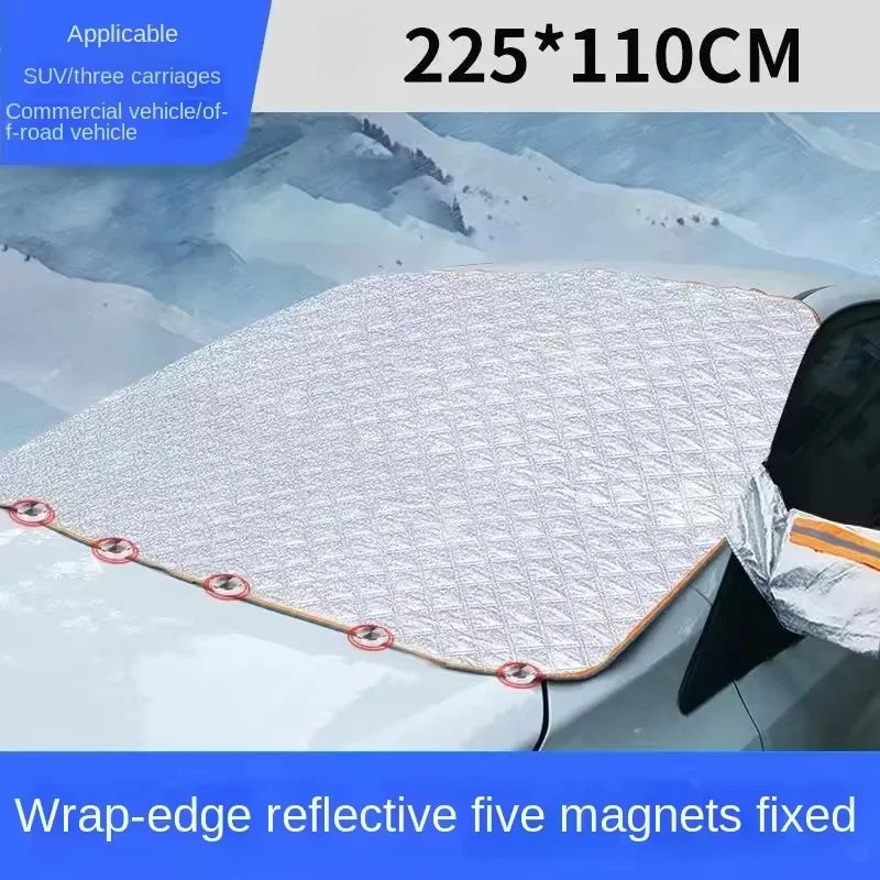 Magnetic Windshield Snow & Sun Shade – Waterproof Car Cover – image 8