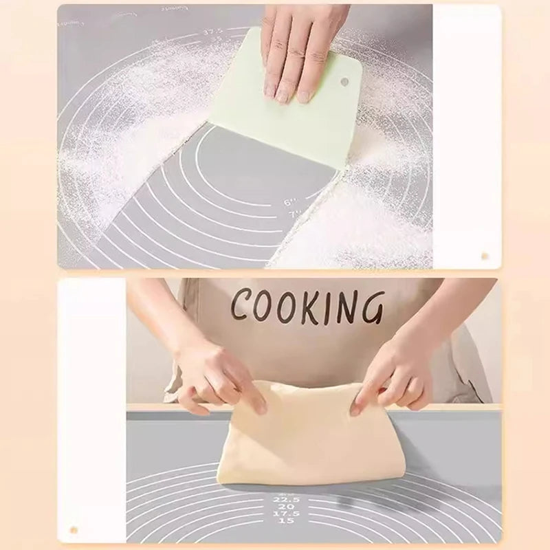 Silicone Pastry Mat - Extra Thick Non-Slip Dough Rolling Mat – image 5