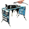 Dog Grooming Hammock with Stand – Foldable Pet Shower Holder